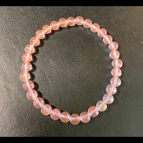 💕Pink Quartz Mindfulness Gems 🌈. Bracelet - Picture 1 of 1